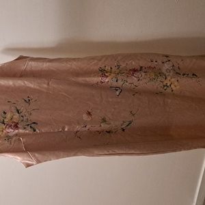 Finesse sz 3X dress rose color w/ flowers